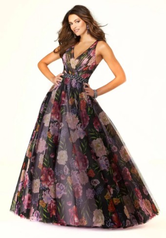 Morilee Prom Style #45084 #0 default Black/Multi thumbnail