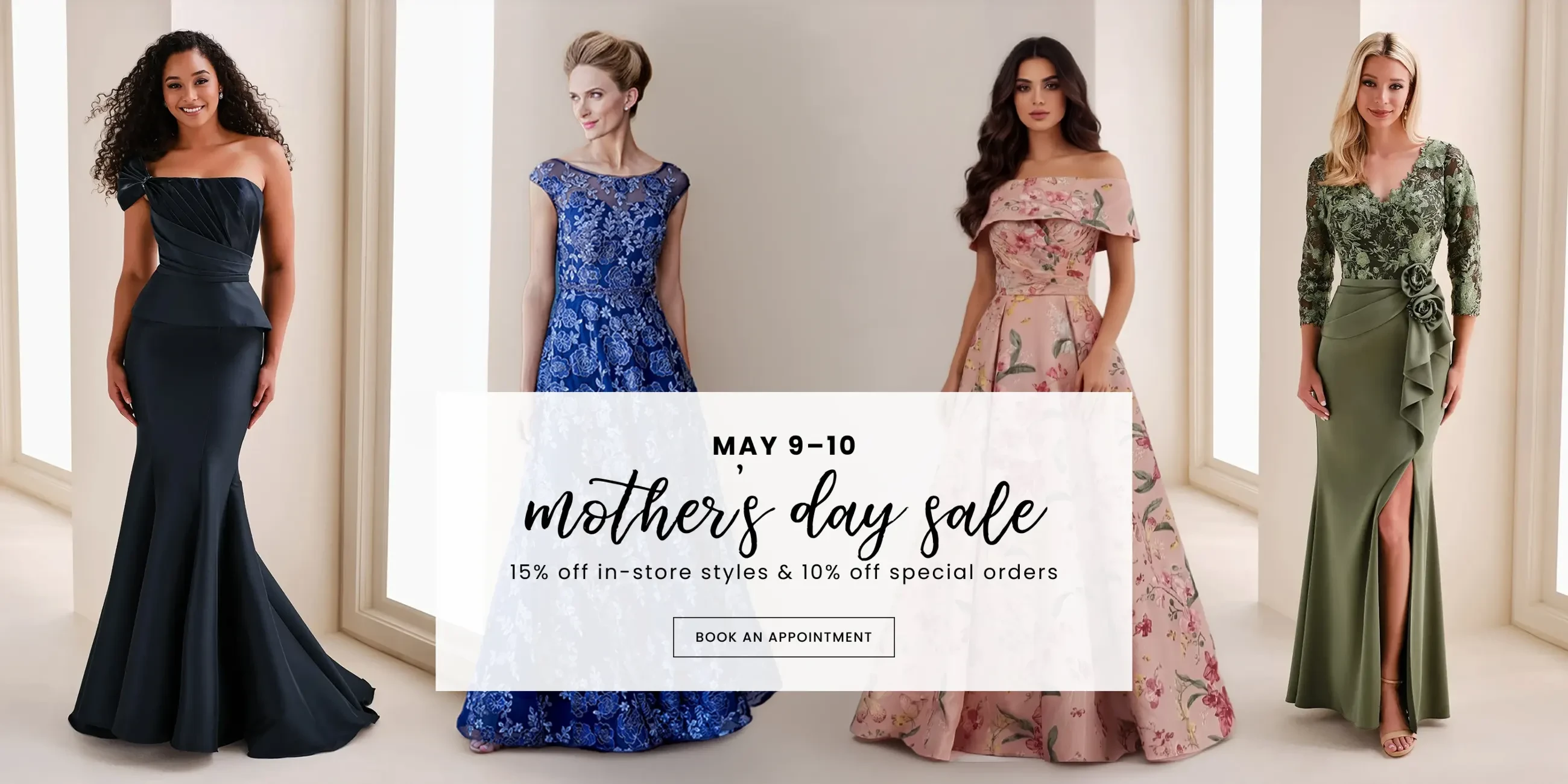 mothers day weekend sale banner 2026